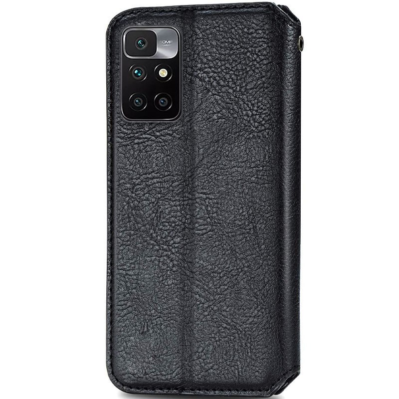 Книжка GETMAN Cubic для Xiaomi Redmi 10/Redmi 10 2022 чорна-1