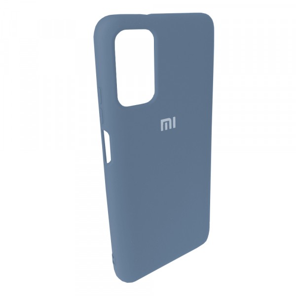 Silicone Case Full Protective  для  Xiaomi Redmi 10 Lavander Gray-0