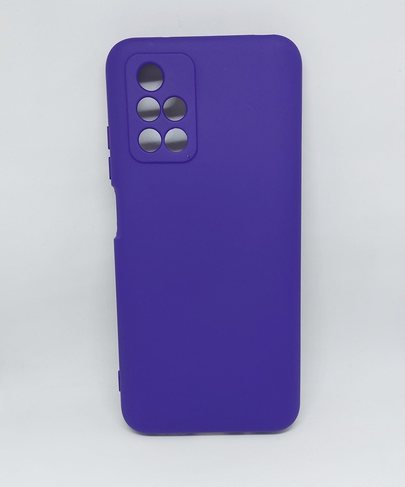 Накладка Soft touch для Xiaomi Redmi 10 фіолетова-0