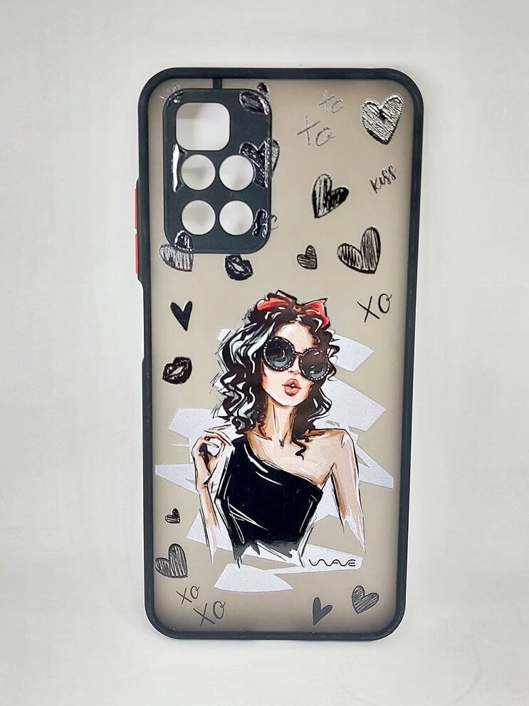 WAVE Cartoon Case Xiaomi Redmi 10 (little black dress)-0