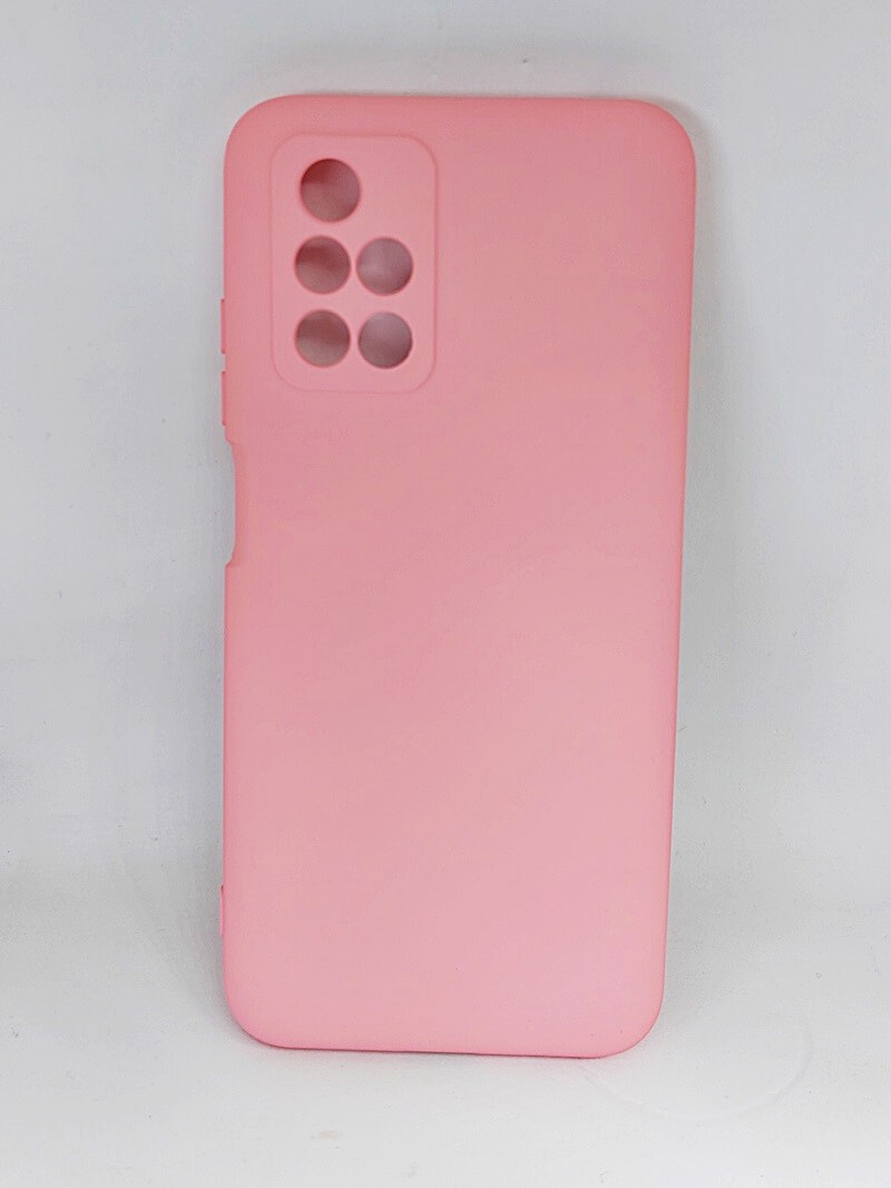 Накладка Soft touch для Xiaomi Redmi 10 рожева-0