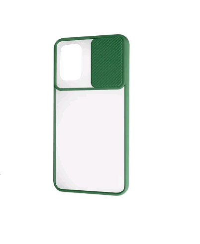 Накладка Camshield mate TPU для Xiaomi Redmi 10 зелена шторка-0