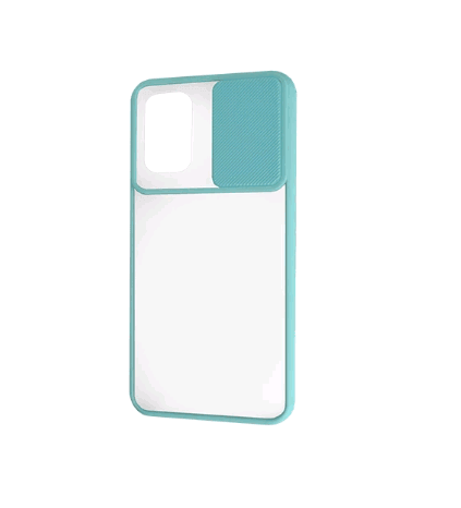 Накладка Camshield mate TPU для Xiaomi Redmi 10 бірюзова шторка-0