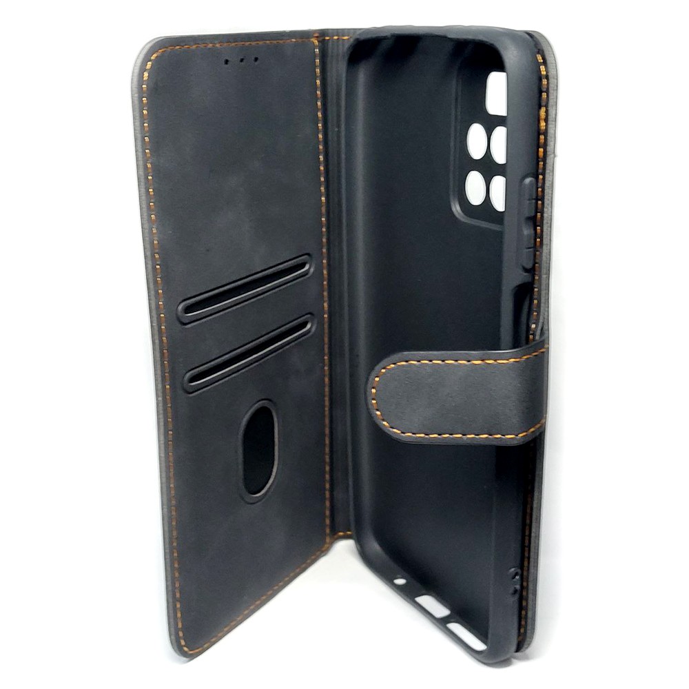 Книжка Cover Stylish Slot Matte для Xiaomi Redmi 10/Redmi 10 2022 (Чорна)-2
