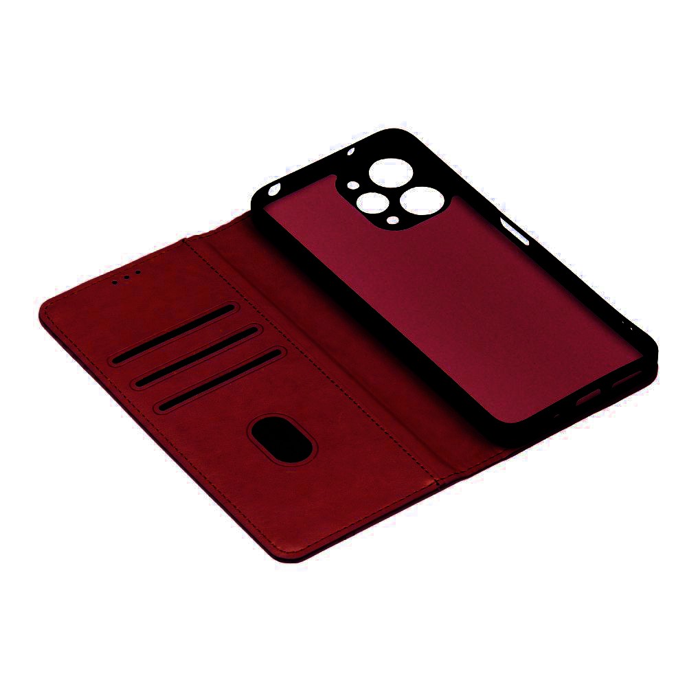 Книжка Chess Skin для Xiaomi Redmi 12 4G (Червона)-1