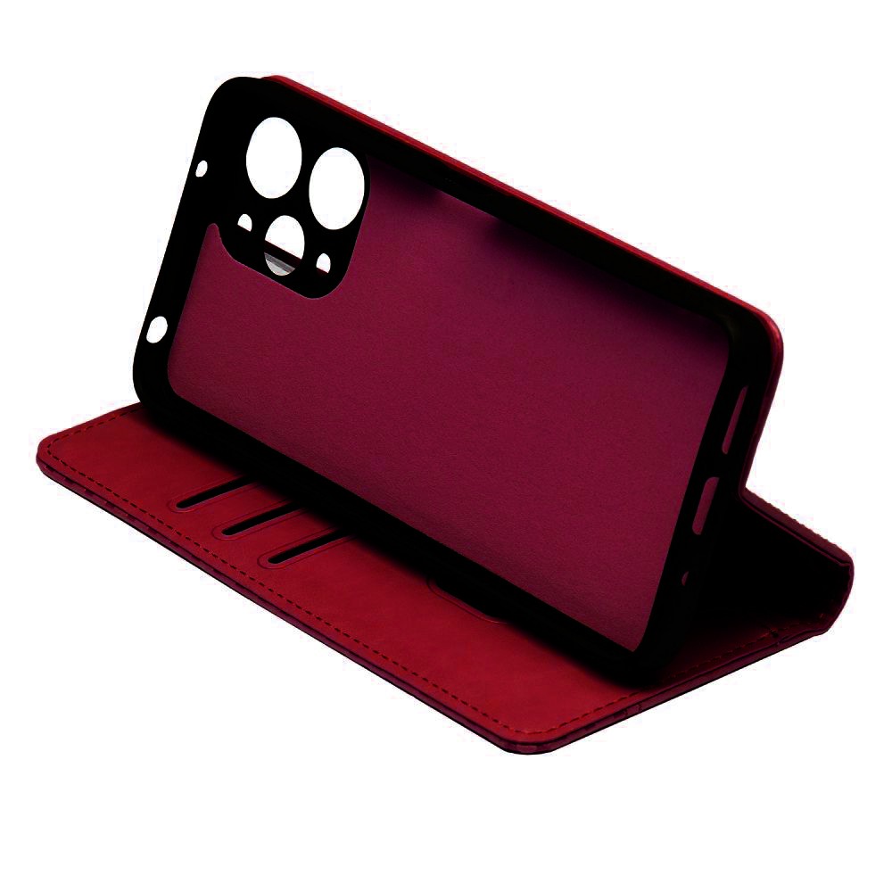 Книжка Chess Skin для Xiaomi Redmi 12 4G (Червона)-2