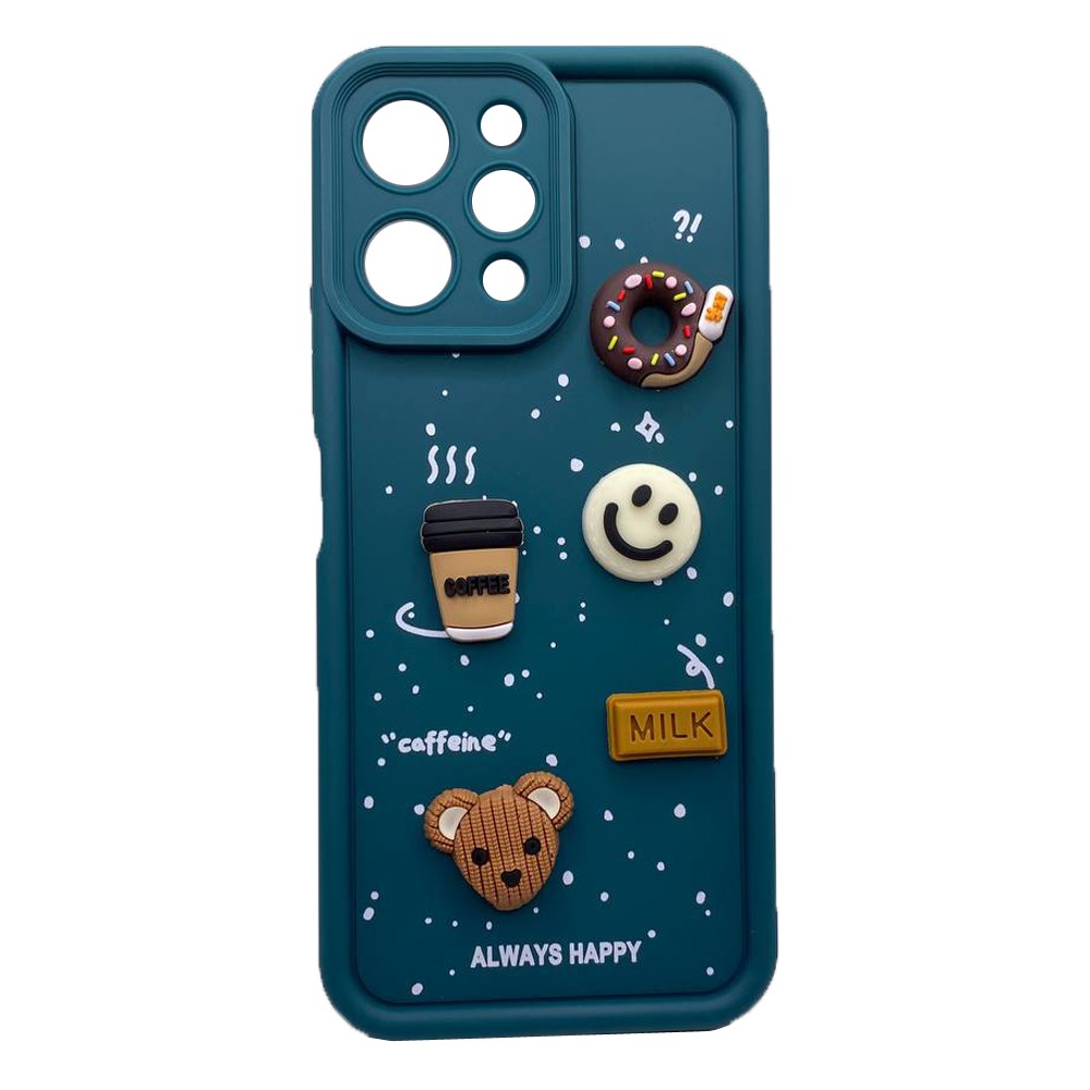 Чохол Pretty Toys для Xiaomi Redmi 12 4G (Pine green/Always Happy)-0