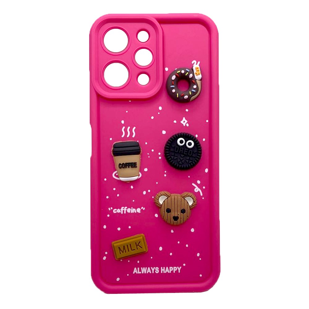 Чохол Pretty Toys для Xiaomi Redmi 12 4G (Pink/Always Happy)-0