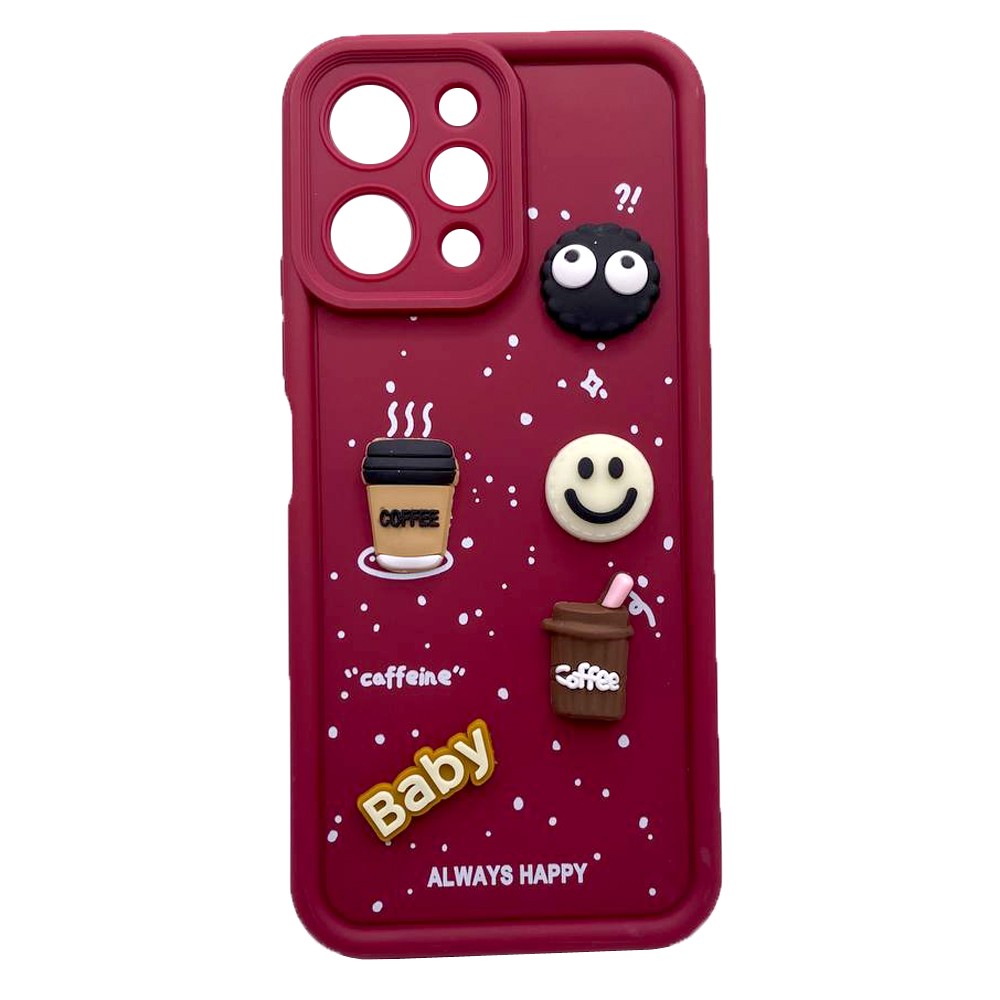 Чохол Pretty Toys для Xiaomi Redmi 12 4G (Red/Always Happy)-0
