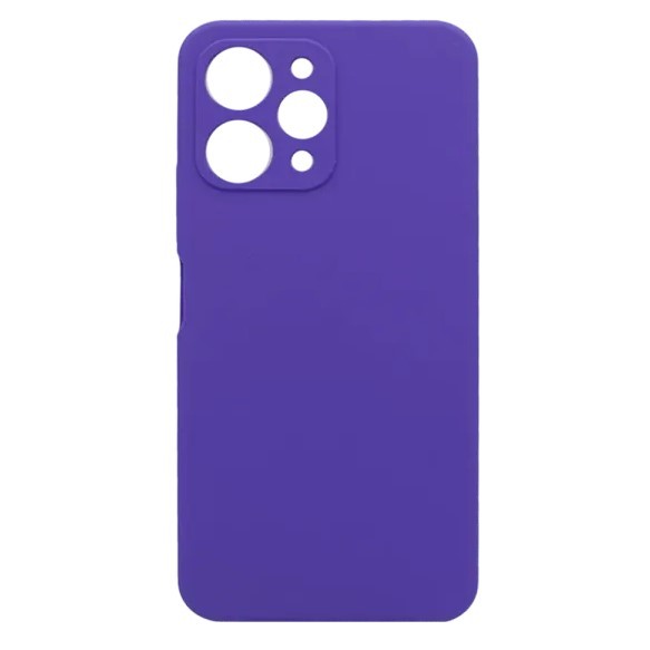 Накладка Silicone SMTT для Xiaomi Redmi 12 5G (Purple)-0
