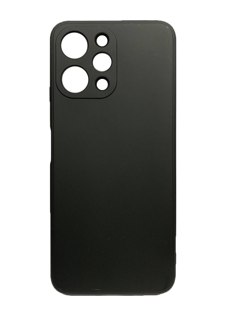 Накладка Color style з мікрофіброю для Xiaomi Redmi 12 Black-0