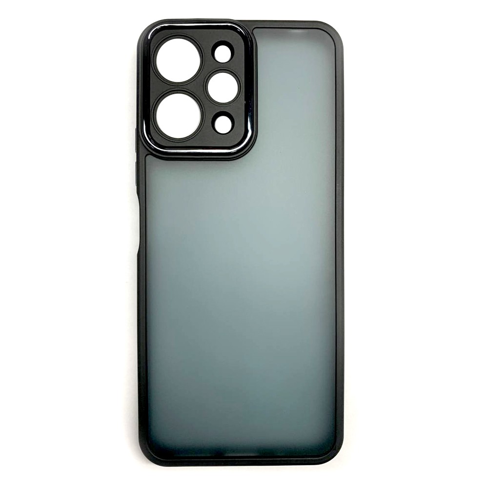 Накладка Luxury Metal Lens для Xiaomi Redmi 12 4G (Чорний)-0
