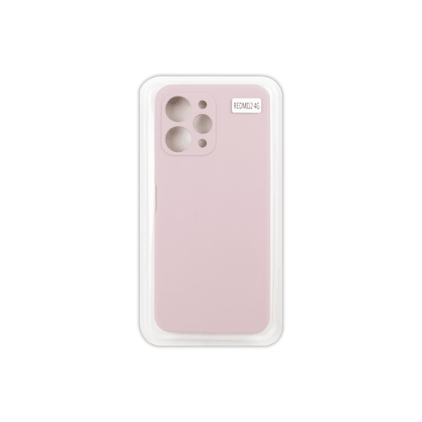 Silicone Case Full Protective No Logo для Xiaomi Redmi 12 (Sand Powder)-0