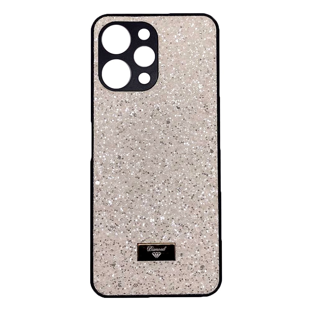 Накладка Bling Grainy Diamond Separate Camera для Xiaomi Redmi 12 4G/5G (Кремова)-0