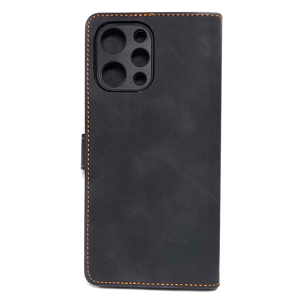 Книжка Cover Stylish Slot Matte для Xiaomi Redmi 12 4G/5G (Чорна)-1