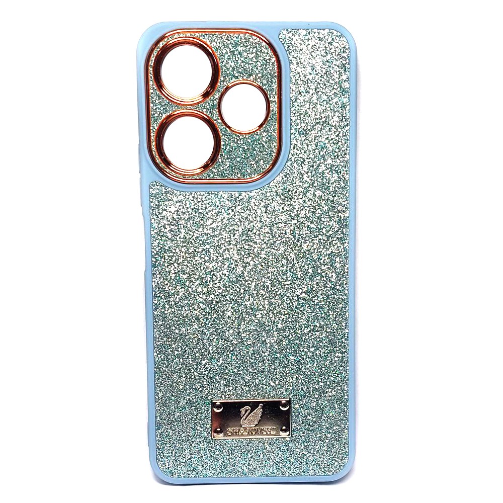 Накладка Sand Crystal SW для Xiaomi Redmi 13 4G/Note 13R 5G  (Green)-0