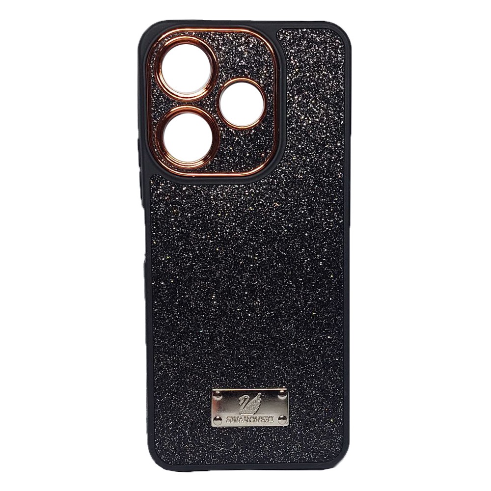 Накладка Sand Crystal SW для Xiaomi Redmi 13 4G/Note 13R 5G  (Black)-0