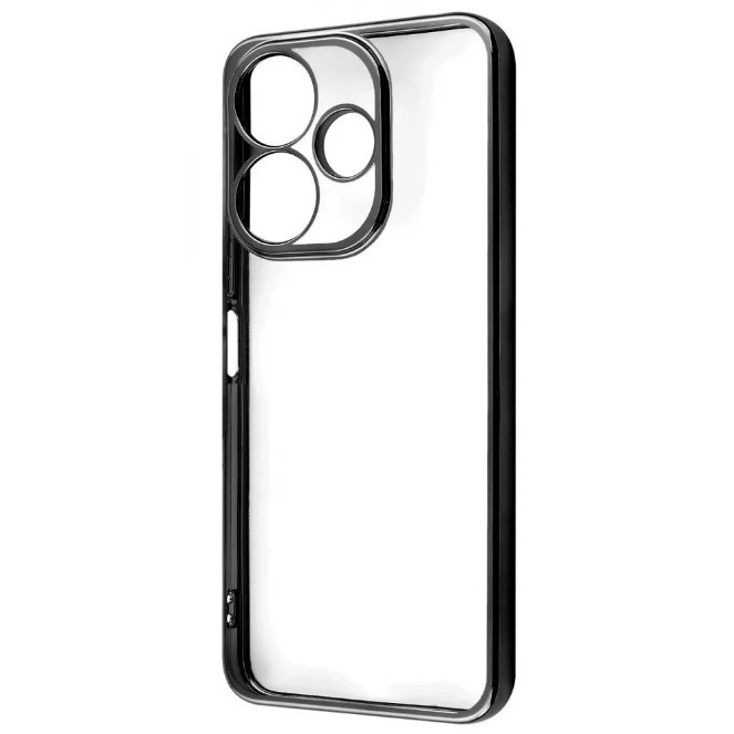 Чохол Metal Color для Xiaomi Redmi 13 4G / Poco M6 4G / Note 13R (Black)-0