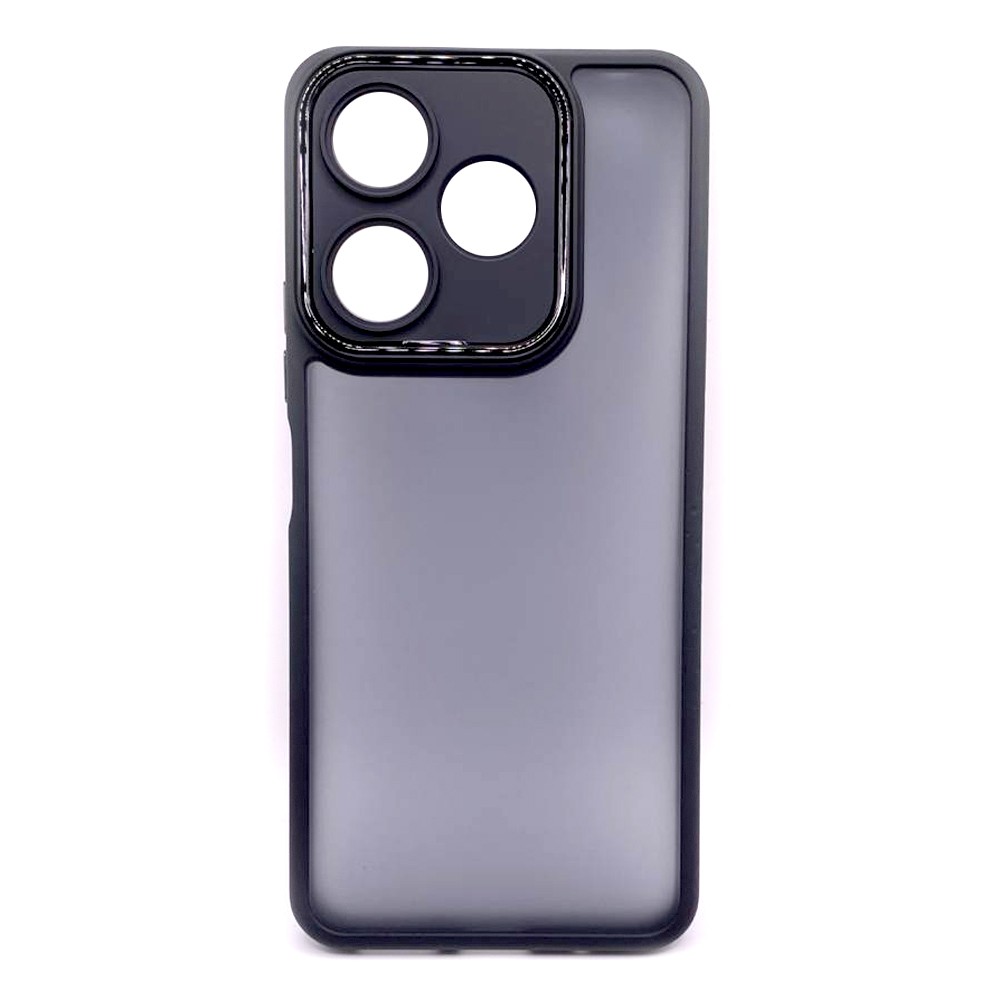 Накладка Luxury Metal Lens для Xiaomi Redmi 13 (Чорний)-0