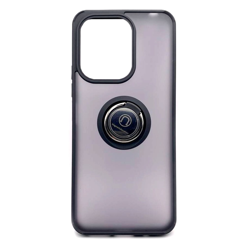 Накладка Totu Gingle Ring для Xiaomi Redmi 13 4G/Note 13R чорна-0