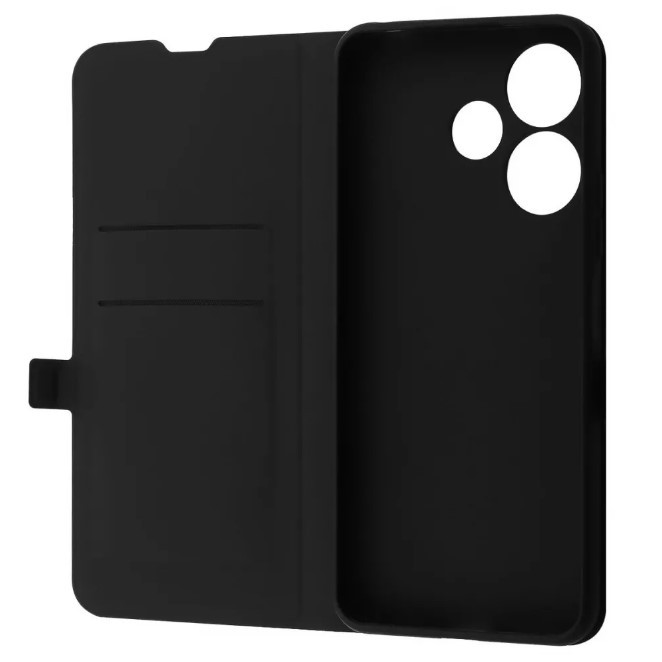 Книжка Flap Case для Xiaomi Redmi 13  4G/Poco M6 4G/Note 13R (black)-2
