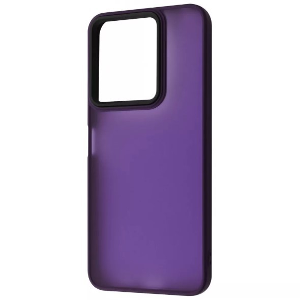 Накладка FIBRA Metallic Matte для Xiaomi Redmi 13 4G/ Poco M6 4G (Deep purple)-0
