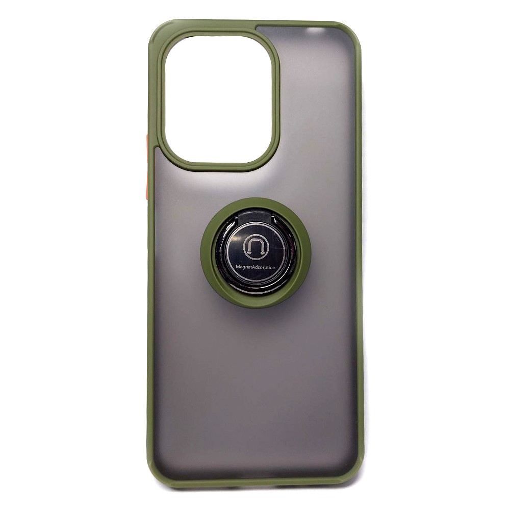Накладка Totu Gingle Ring для Xiaomi Redmi 13 4G/Note 13R оливкова-0