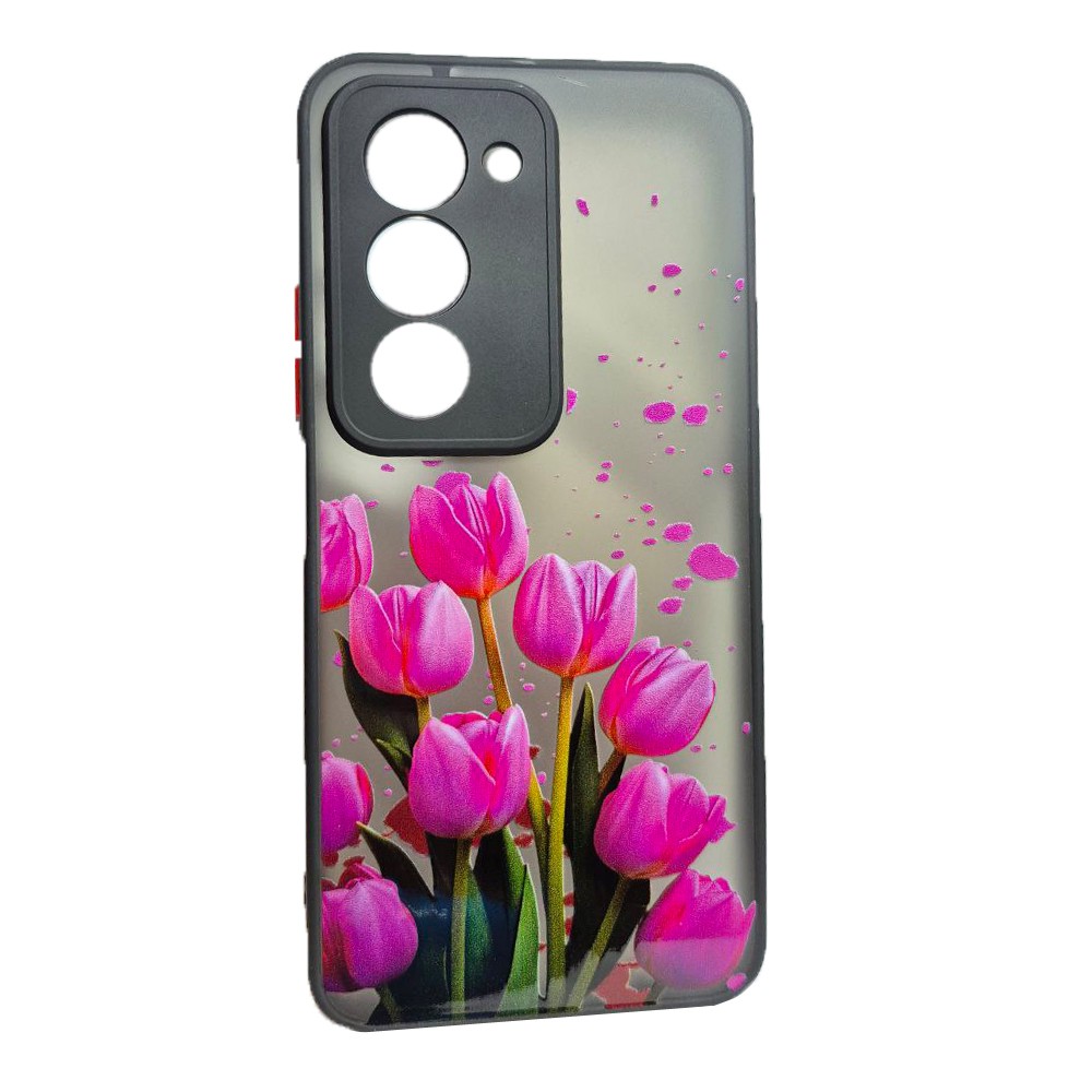 Накладка Totu Gingle Print для Xiaomi Redmi 15 169 mm Тюльпани-0