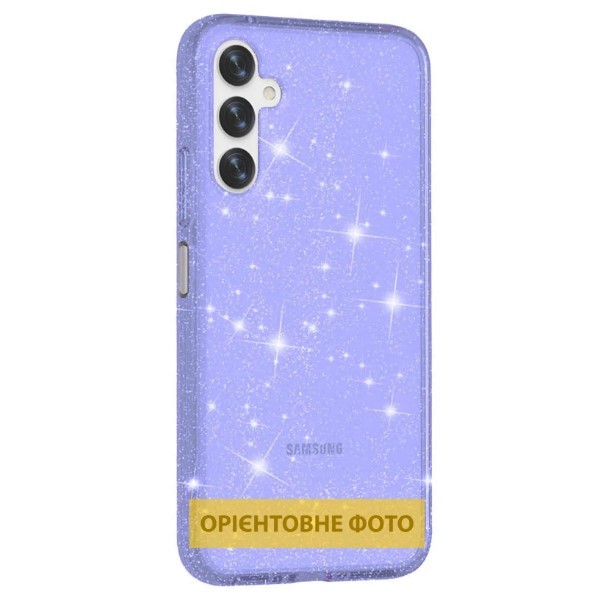 Накладка Molan Cano Glossy Jelly для Xiaomi Redmi 15 Global  фіолетова з блискітками-0