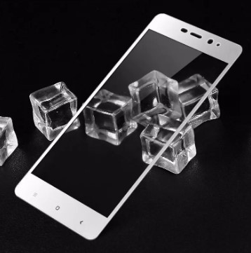 Захисне скло Silk Screen для XIAOMI Redmi 4/ Redmi 4 Pro white-0