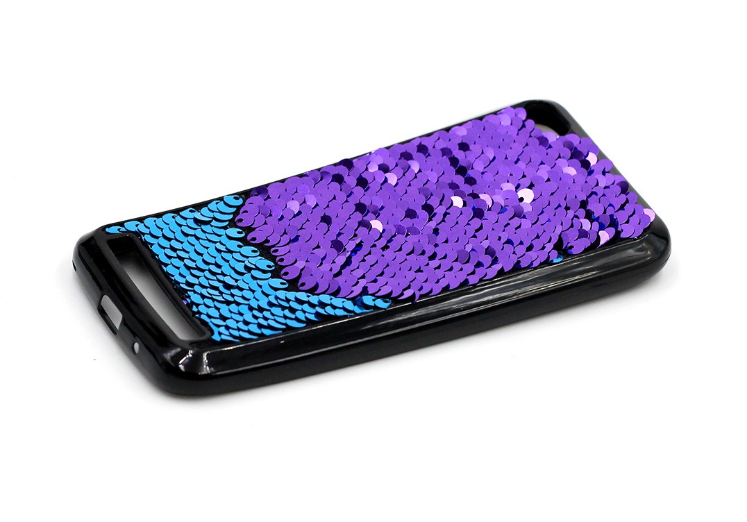 Накладка Sequins для Xiaomi Redmi 5a синя-0
