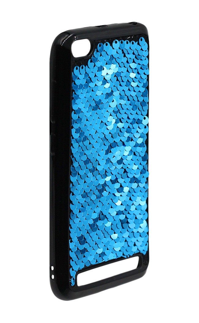 Накладка Sequins для Xiaomi Redmi 5a синя-2
