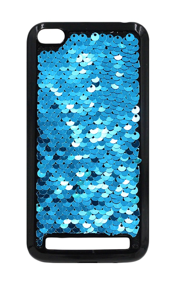Накладка Sequins для Xiaomi Redmi 5a синя-3