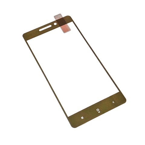 Захисне скло Silk Screen для Xiaomi Redmi 4A з золота рамкою-0