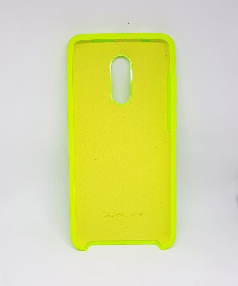 Silicone Case для Xiaomi Redmi 5  (Lime)-1