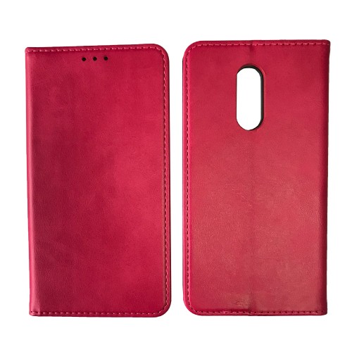 Книжка Black TPU Magnet для Xiaomi Redmi 5 Рожева-0