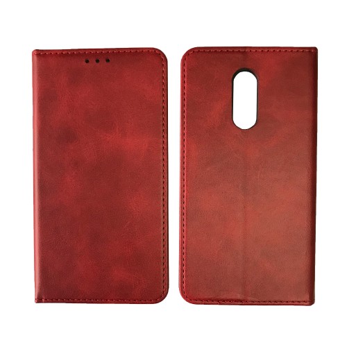 Книжка Black TPU Magnet для Xiaomi Redmi 5 Червона-0