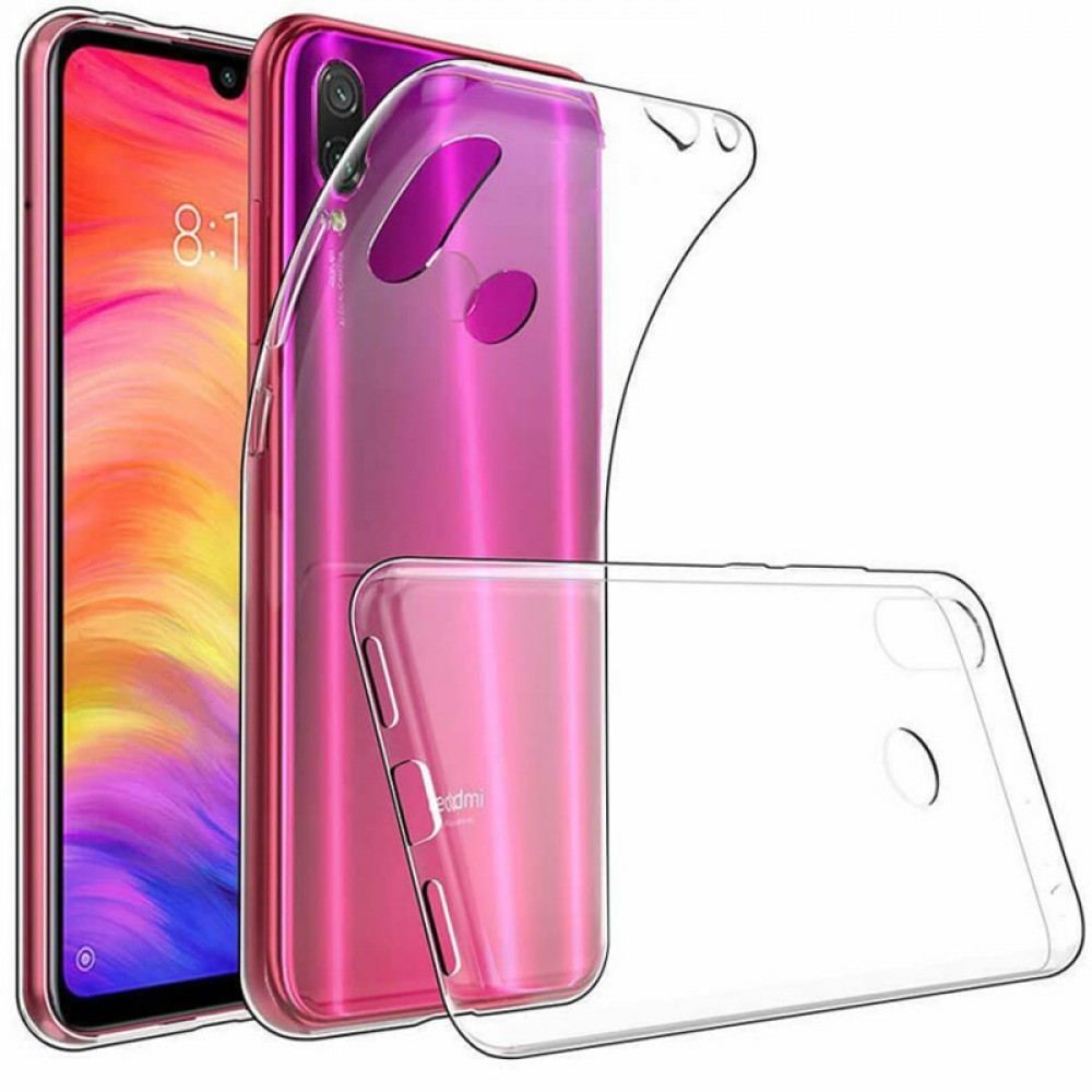 Накладка Premium для Xiaomi Redmi 7 прозорий силікон-0