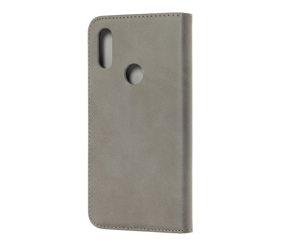 Книжка Black TPU Magnet для Xiaomi Redmi 7 сіра-1