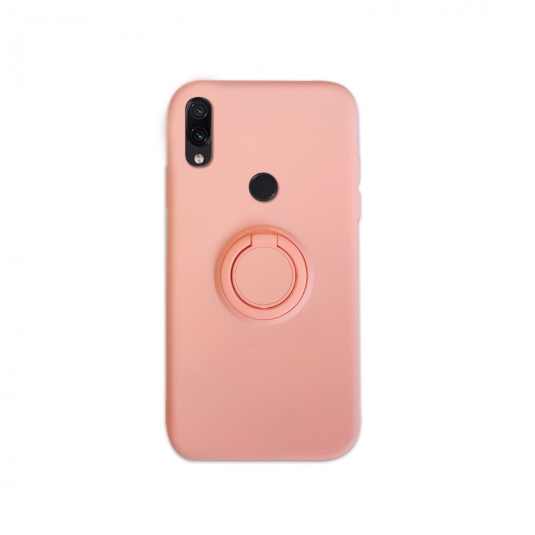 Накладка ColorRing з кільцем для Xiaomi Redmi Note 7 персиковий-0