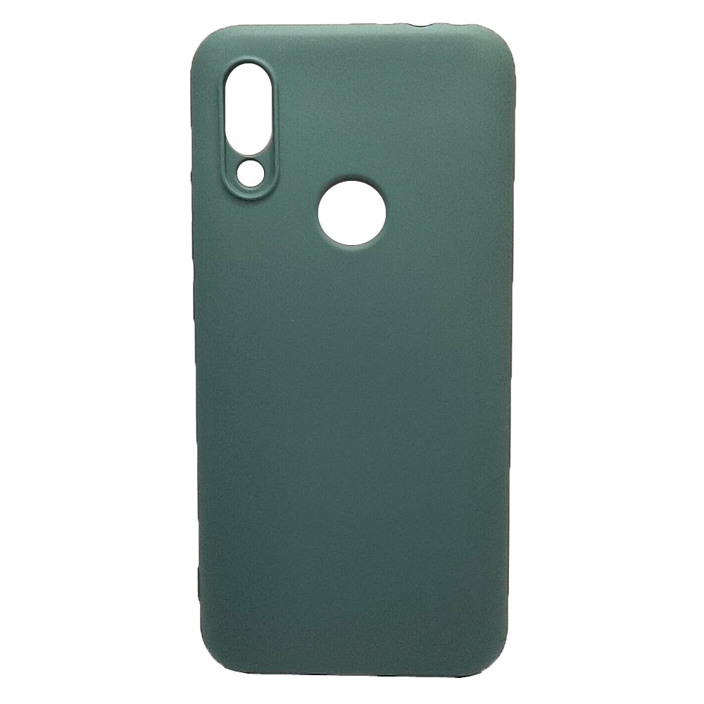 Накладка Silicone Case для Xiaomi REDMI 7 Зелена-0