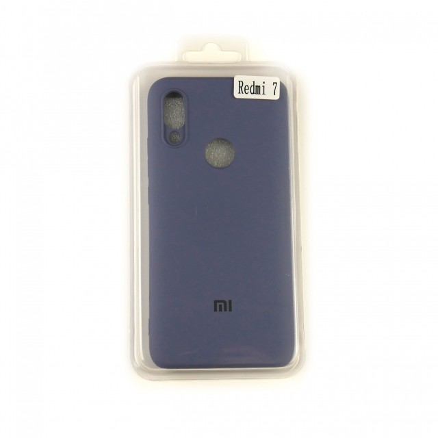 Накладка Silicone Case Full Cover для Xiaomi Redmi 7 Jeans-0