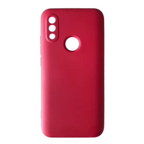 Silicone Cover Full Camera without Logo (A) для Xiaomi Redmi 7 (Rose red)-0