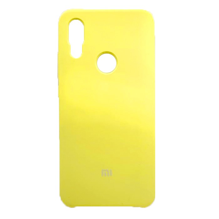 Silicone Case для Xiaomi Redmi 7 Yellow-0