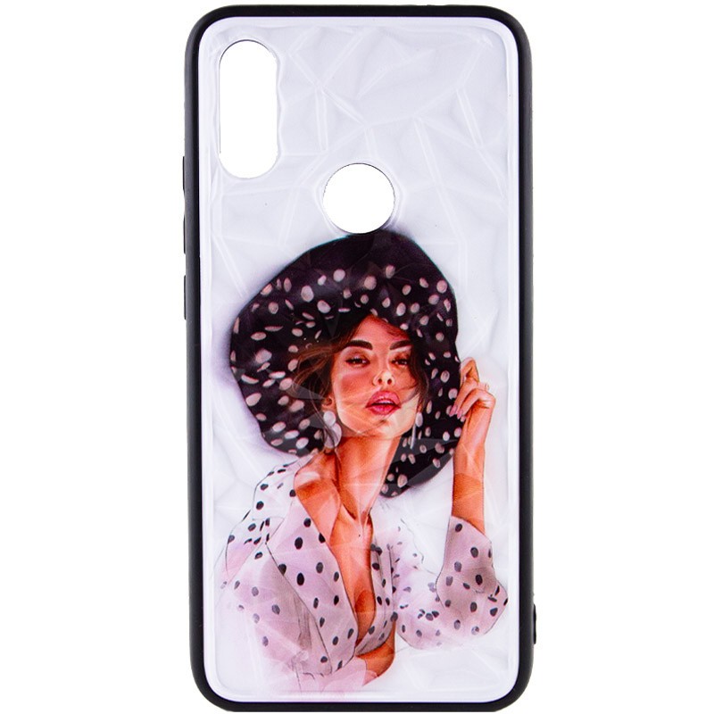 Накладка Ladies для Xiaomi Redmi 7 Girl in a hat-0