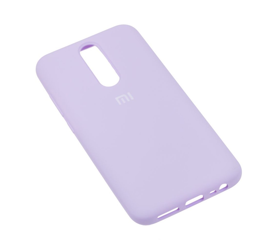 Silicone Cover Full Protective Xiaomi Redmi 8 (light purple)-1