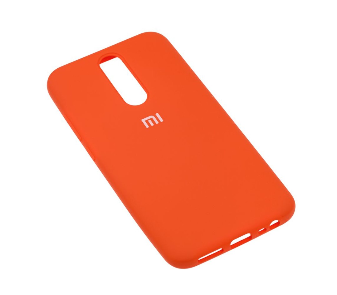 Silicone Cover Full Protective Xiaomi Redmi 8 (orange)-1