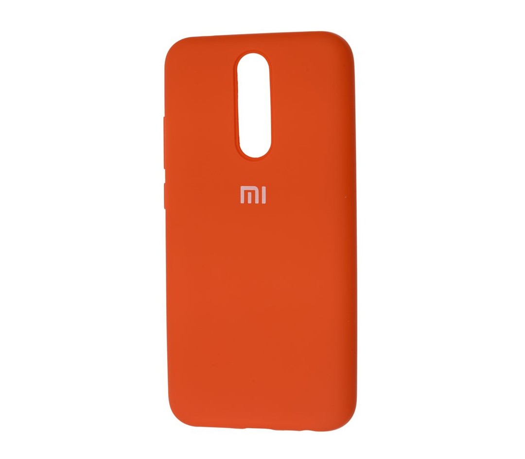 Silicone Cover Full Protective Xiaomi Redmi 8 (orange)-0