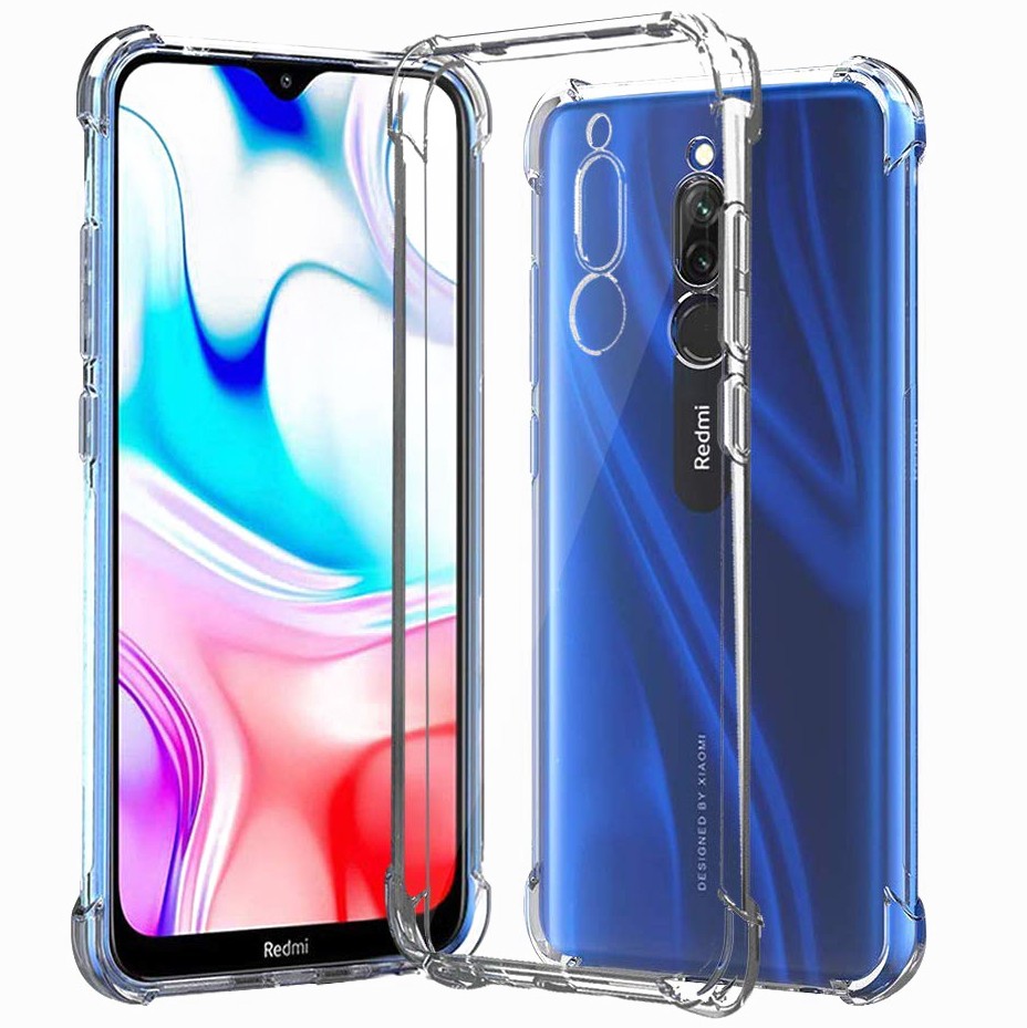 Чохол Epic з кутками для Xiaomi Redmi 8 прозорий-0