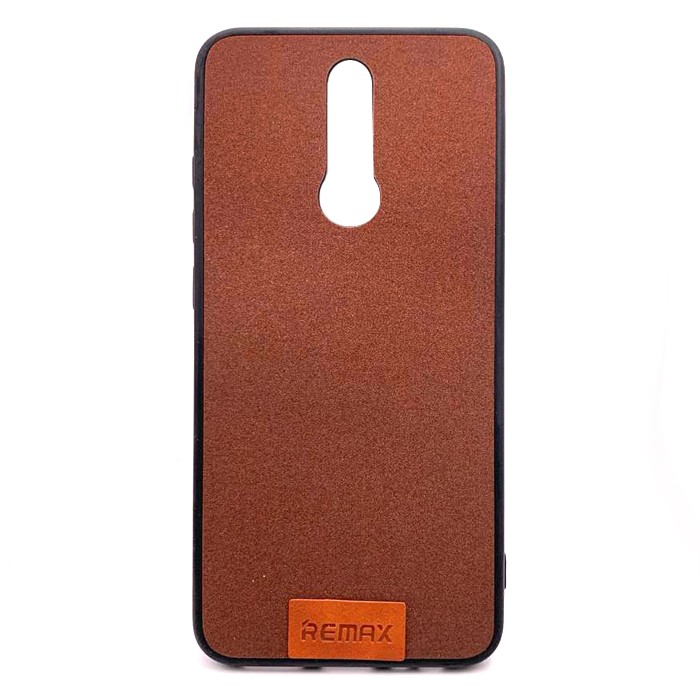Накладка REMAX TISSUE для Xiaomi Redmi 8 (шоколад)-0